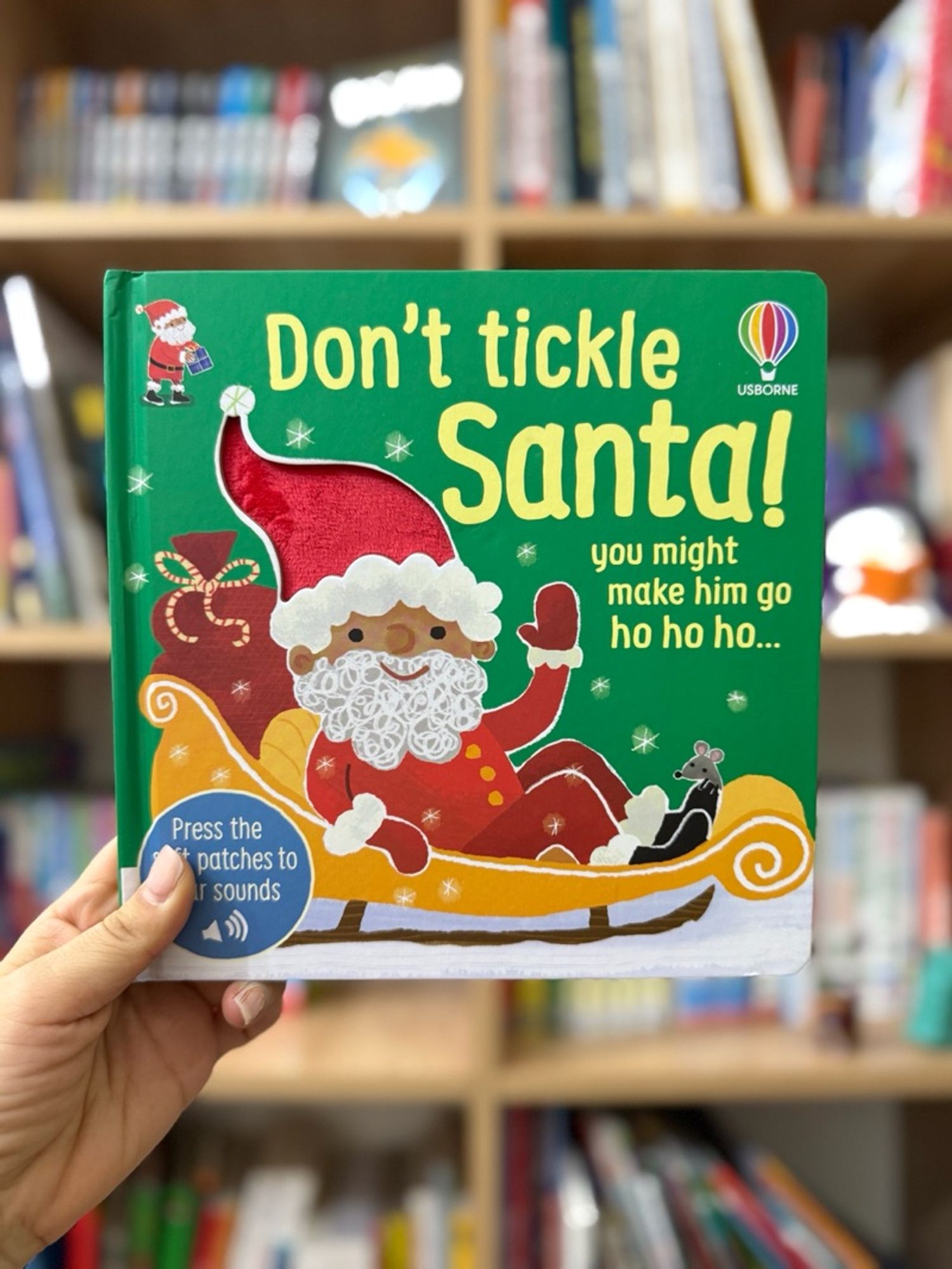 Don’t tickle Santa!