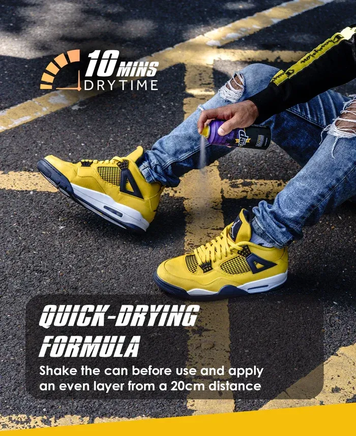 Crep Protect Shoe Protector Spray - Rain & Stain Waterproof Nano Protection for Sneaker, Leather, Nubuck, Suede & Canvas