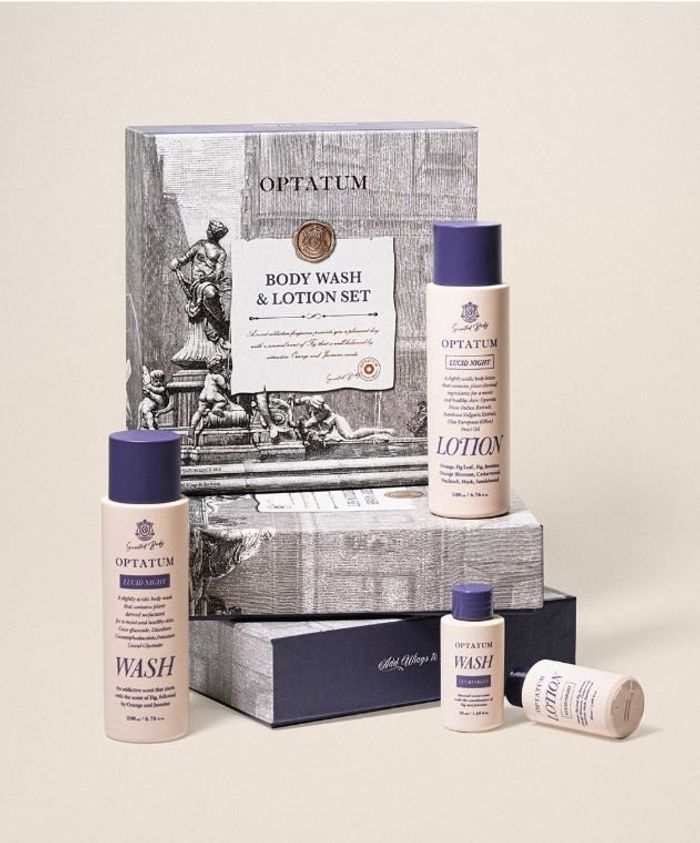 Lucid Night Body Wash & Lotion 200ml*2 Gift SET  (Lucid Night)