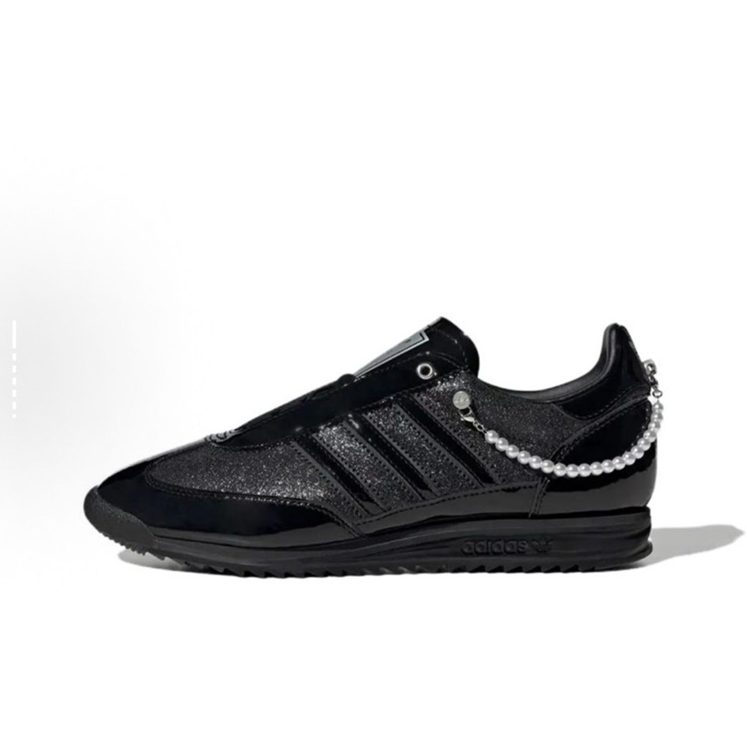 Adidas SL 72 OG "Black Patent Pearls" (Women's)