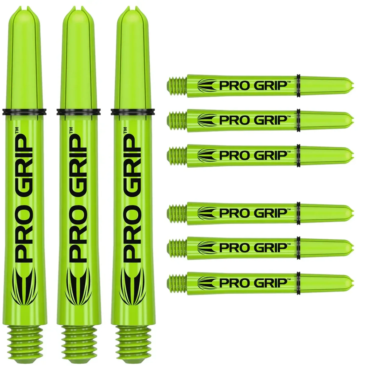 Target Pro Grip Lime Green Shafts