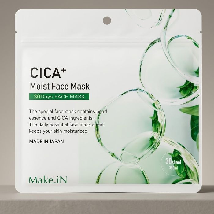 Make.IN CICA чийгшүүлэх нүүрний маск 30 ширхэг
