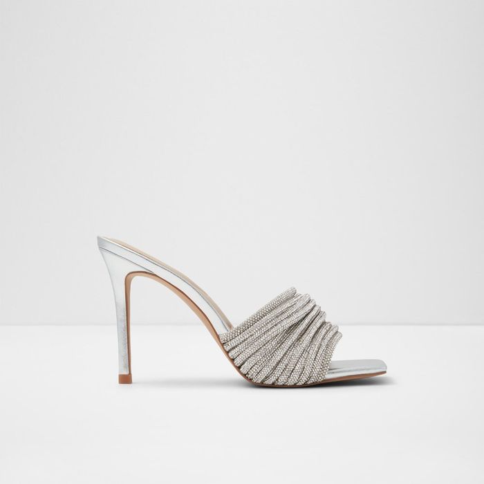 MARIELLE-040-SILVER-Lady Dress Sandals