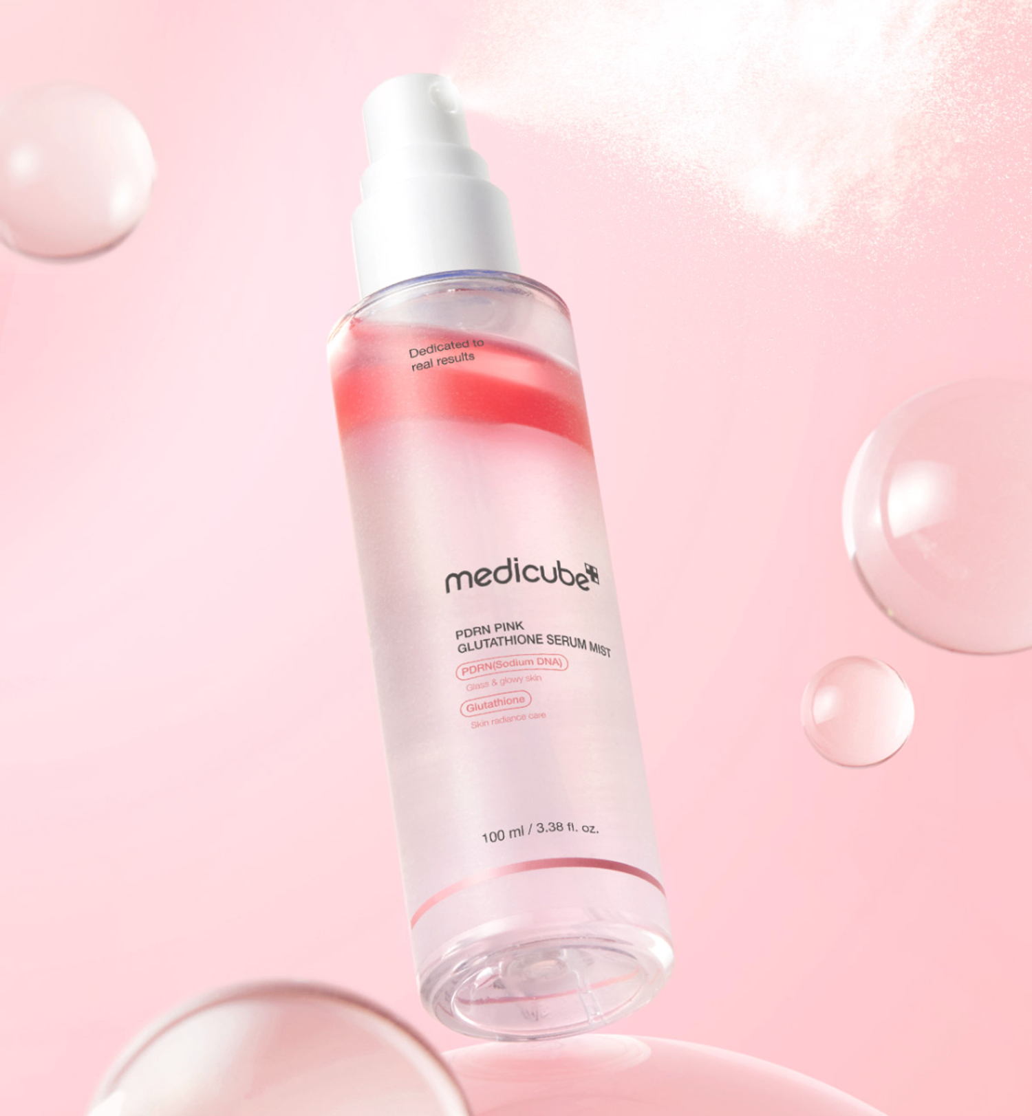MEDICUBE PDRN Pink Glutathione Serum Mist 