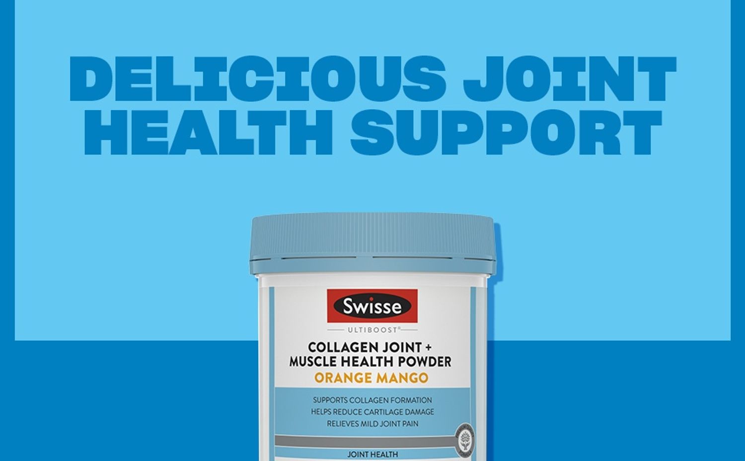Үе мөч, булчингийн эрүүл мэндийг дэмжих коллагент нунтаг/Swisse Ultiboost Collagen Joint + Muscle Health Powder
