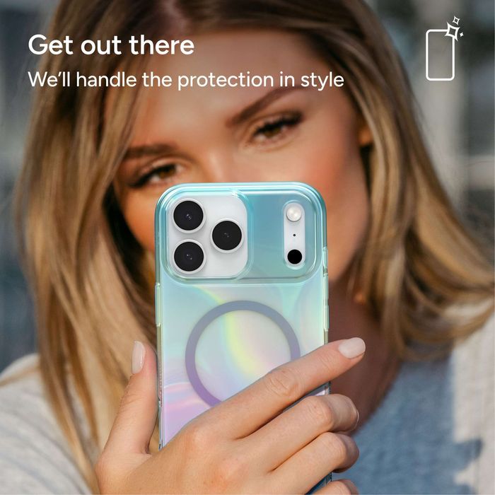 17 Pro Max Zagg  Snap  Indescent buuble