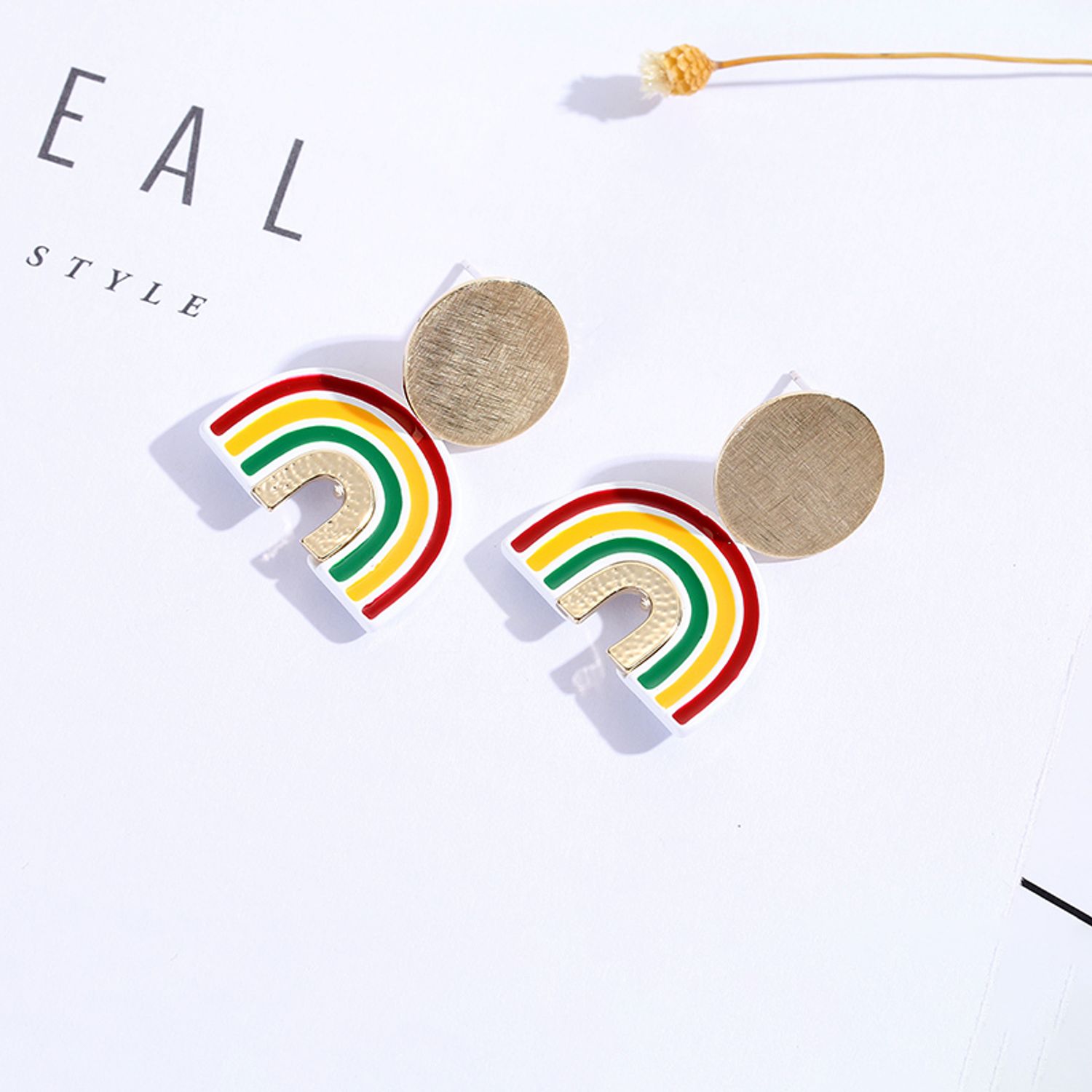 Rainbow Design Earrings