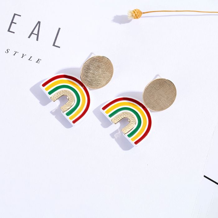 Rainbow Design Earrings