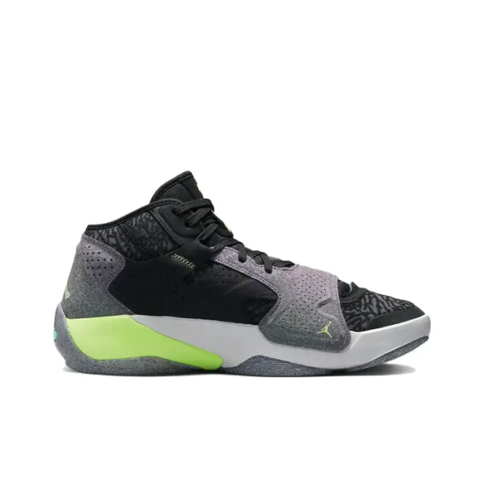 Jordan Zion 2 Basketball Shoes Men Mid-Top BlackGrayPurple