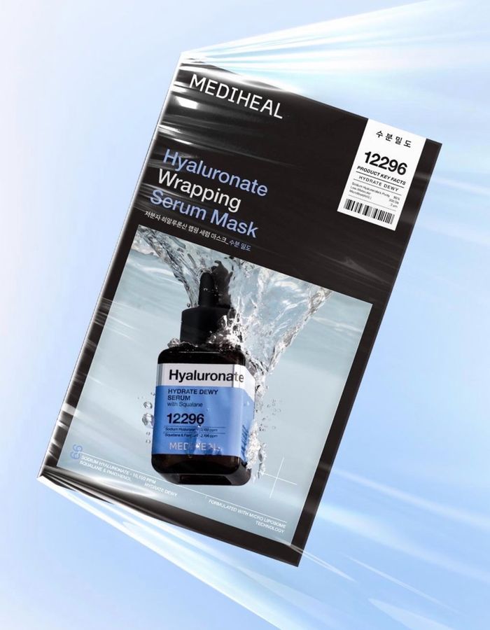 MEDIHEAL HYALURONATE WRAPPING SERUM MASK 