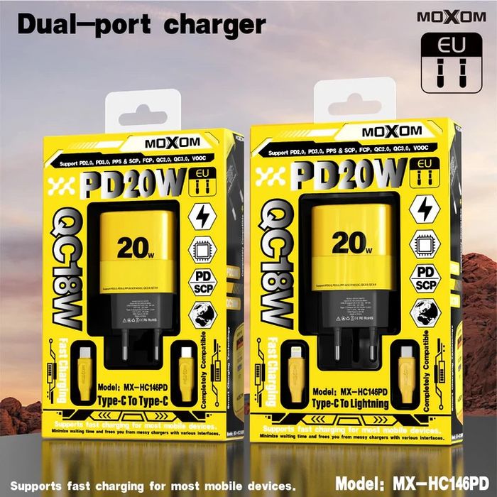 MOXOM fast charging set\ip 20w
