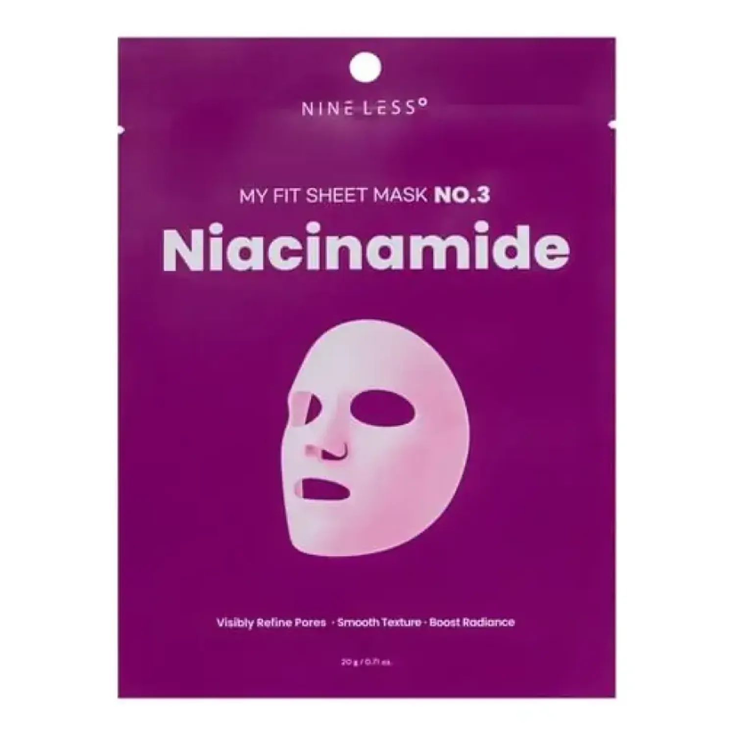 NINELESS My Fit Sheet Mask No.3 Niacinamide