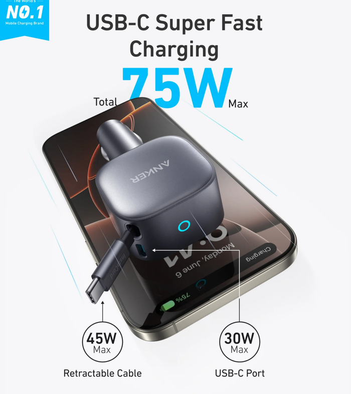 Anker 75W Car Charger