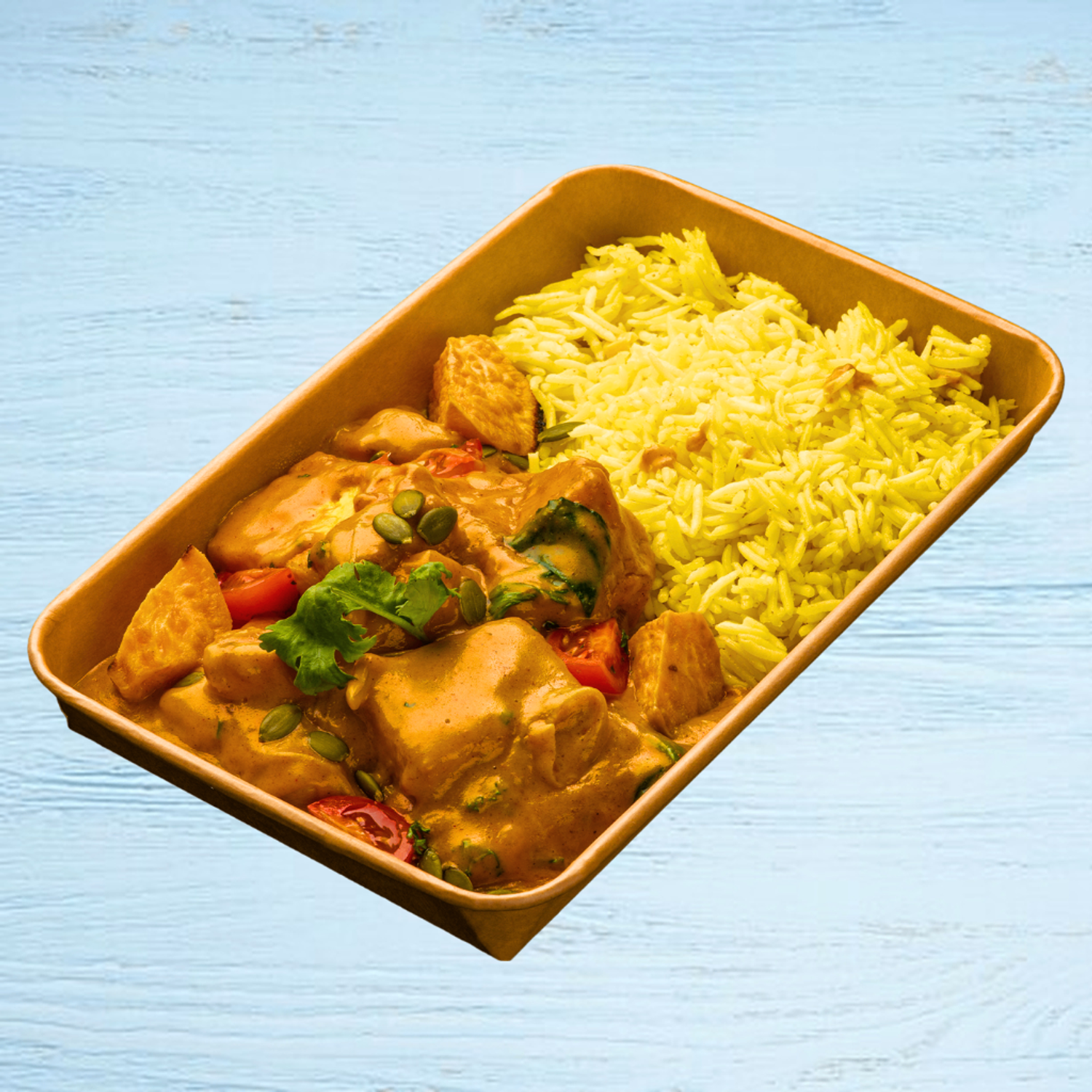 Soya meat & sweet potato curry stew