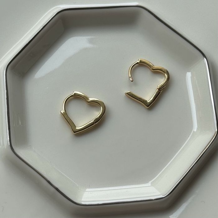 Small heart hoops
