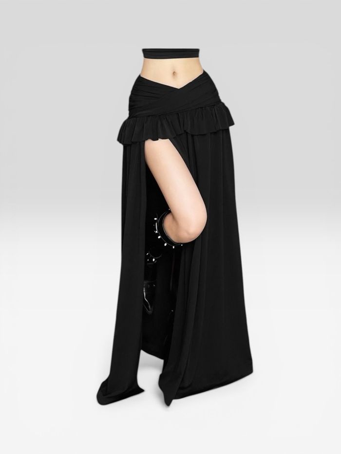 Урт зүсэлттэй юбка 