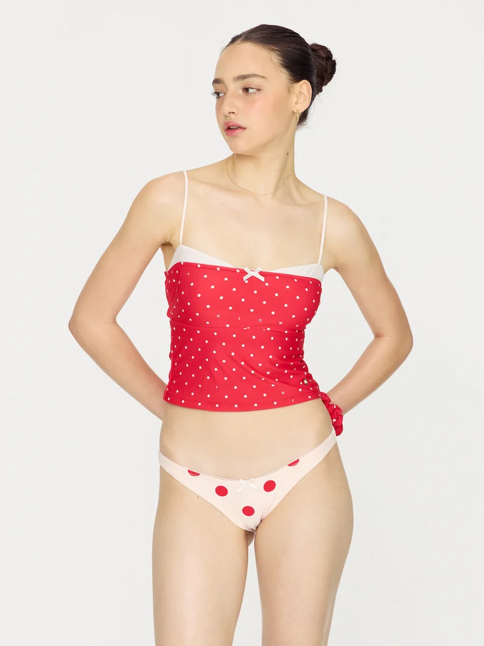 BLUSH HIGH CUT BIKINI BOTTOM - RASPBERRY PIE