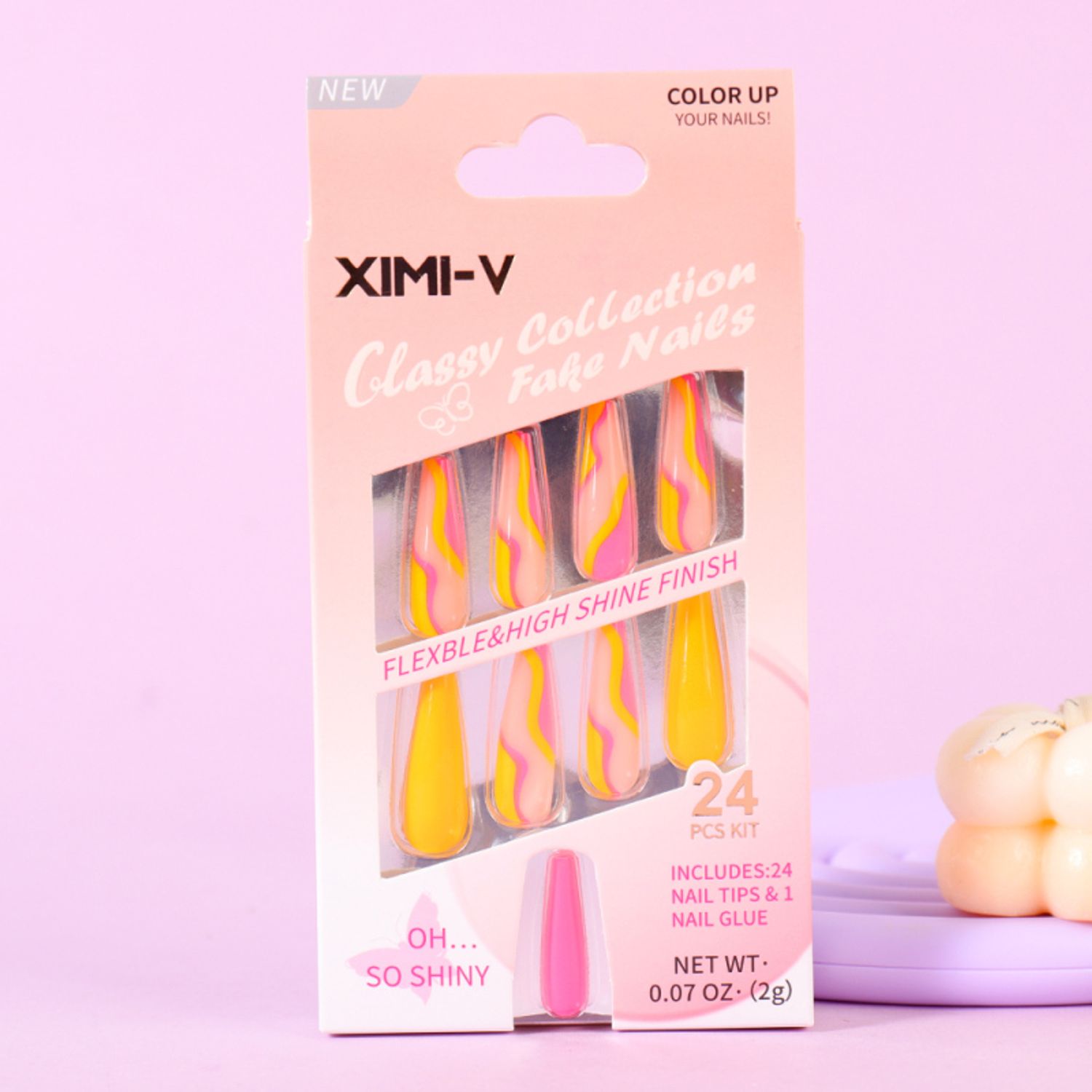 Classy Collection Fake Nails 24 Pcs #13