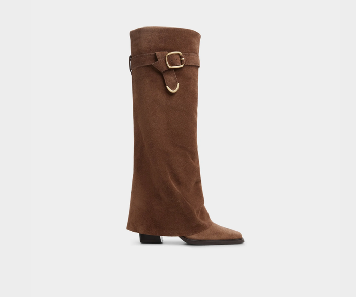 AMELLE-201-DARK BROWN-L Cas Boots