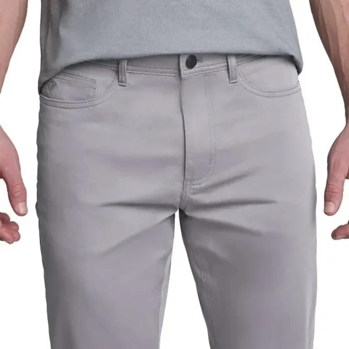 English Laundry Men's Straight Fit Stretch Lightweight 5-Pocket Pant, Grey, Size 30x32