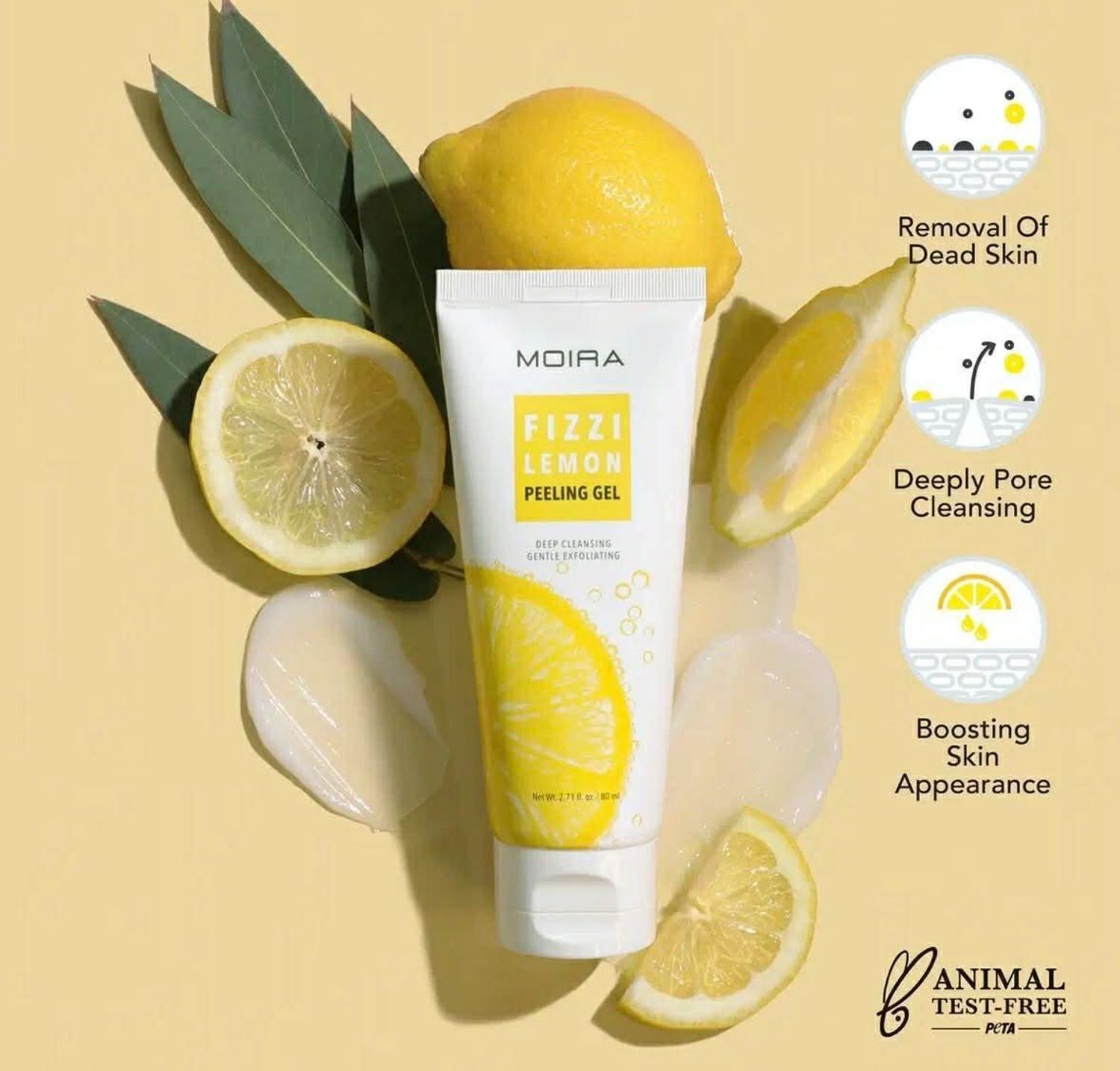Moira Fizzi Lemon Peeling Gel