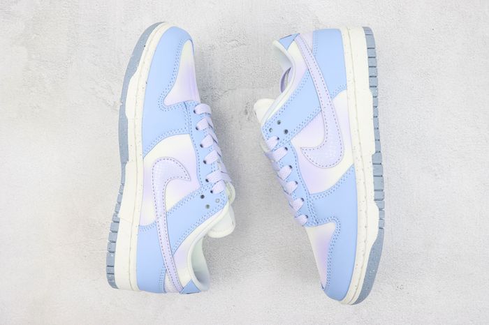 Nike Dunk Low Features Blue Canvas