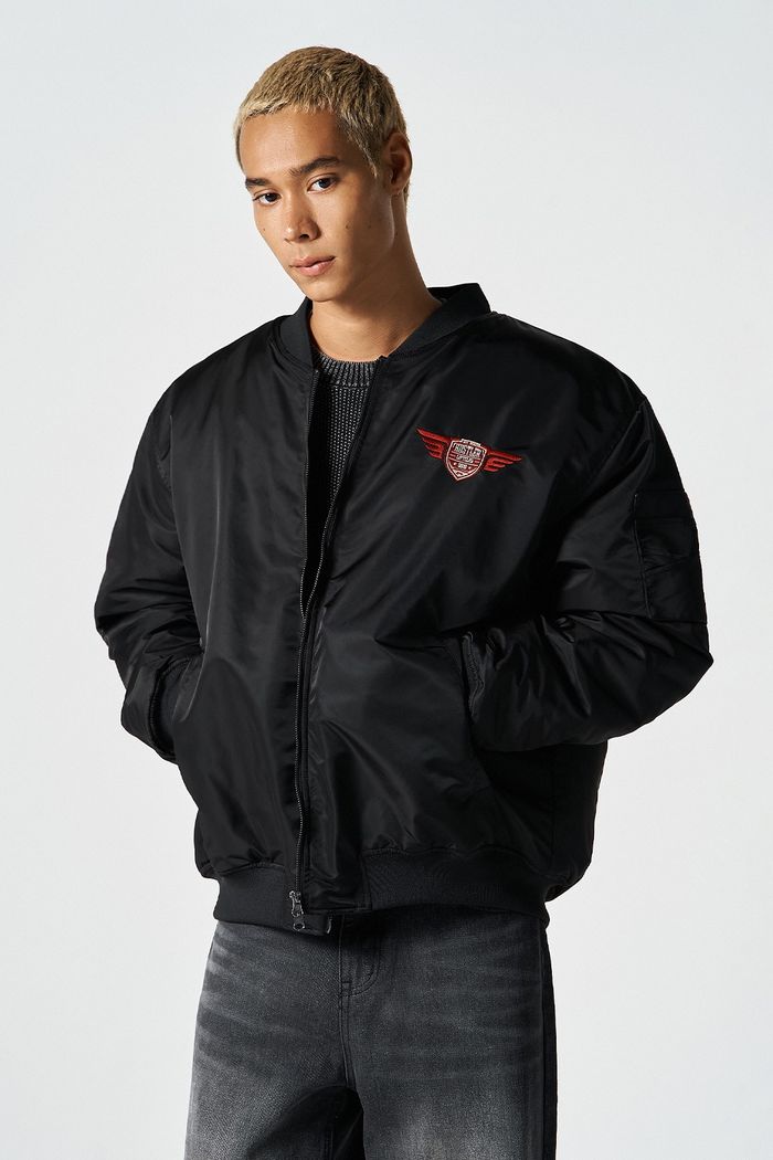 Winged Logo Bomber Jacket