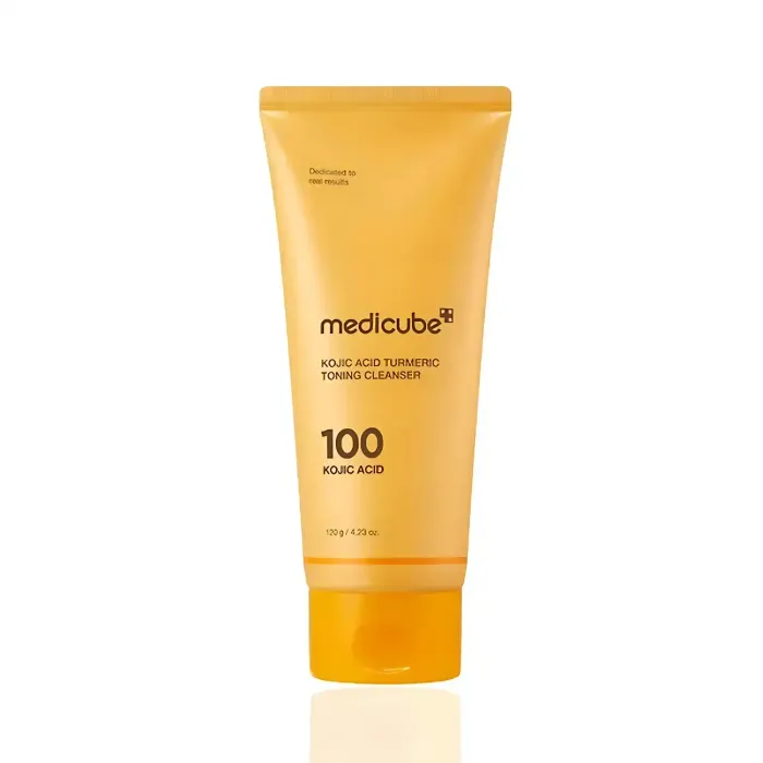 MEDICUBE Kojic Acid Turmeric Toning Cleanser 120g