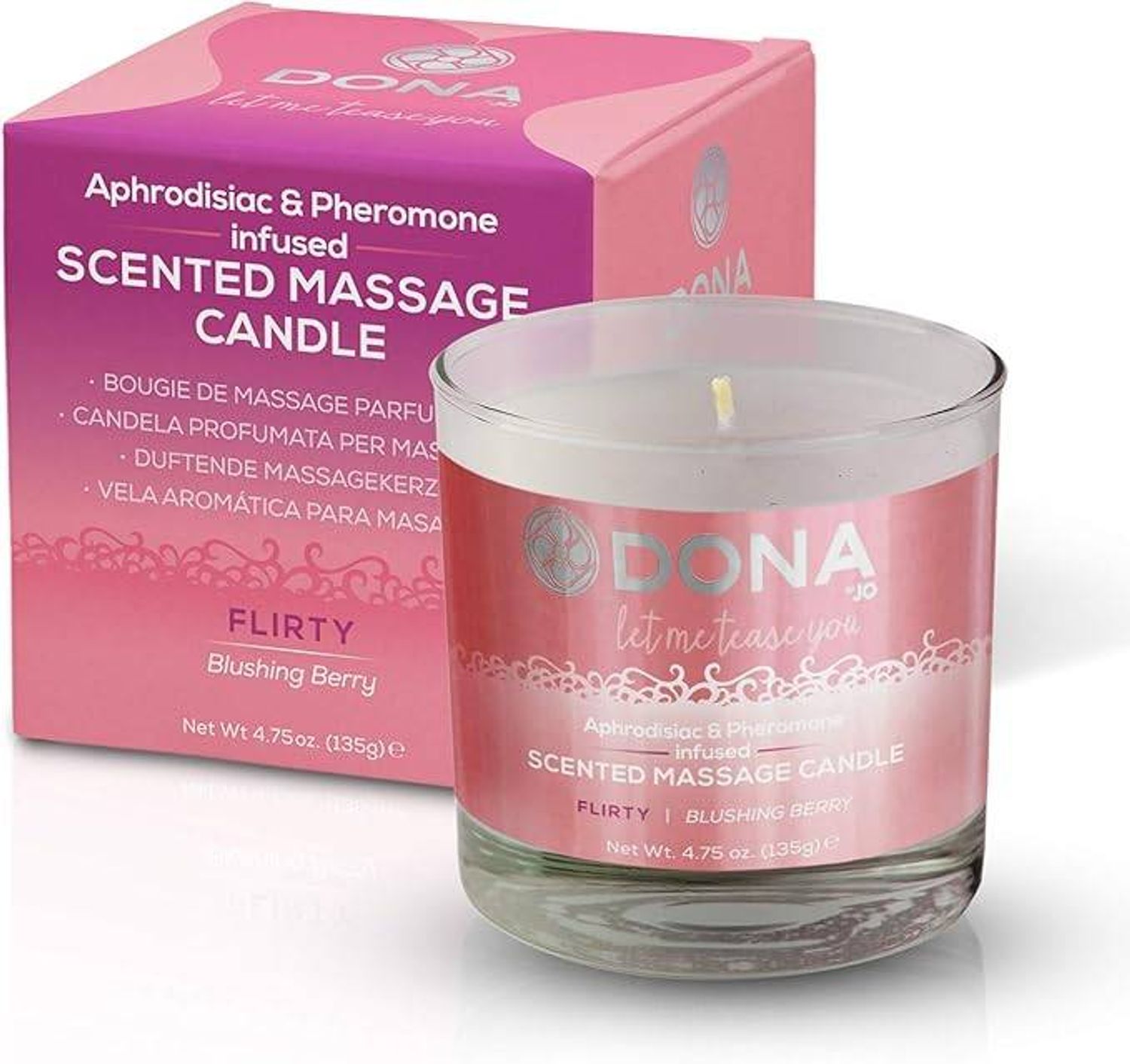 Scented massage candle