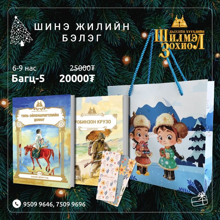 6-9 настай хүүхдийн шинэ жилийн бэлгийн багц 5