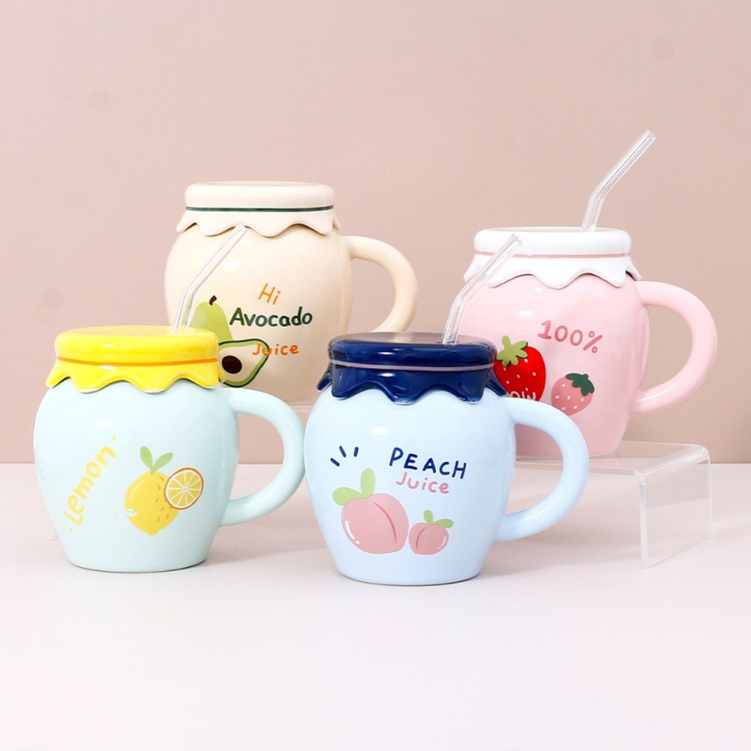 580ml/19.61fl.oz. Honeypot Shaped Ceramic Cup