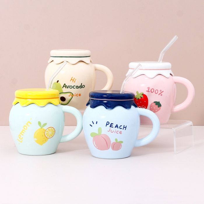 580ml/19.61fl.oz. Honeypot Shaped Ceramic Cup