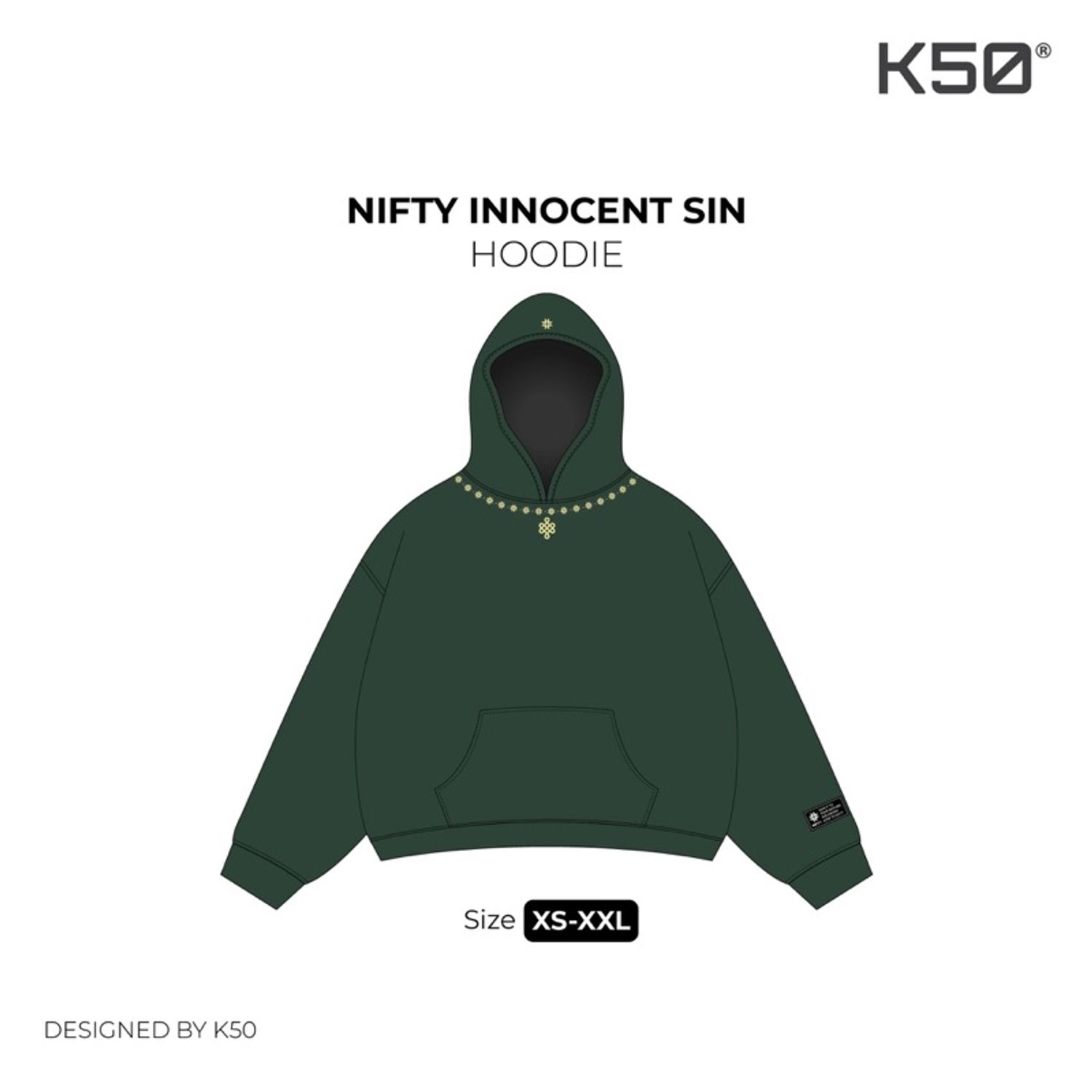 Pre-Order | Johnny & Angel Hoodie (NS) | Green