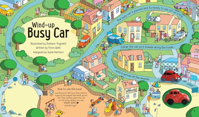 Wind-Up Busy Car