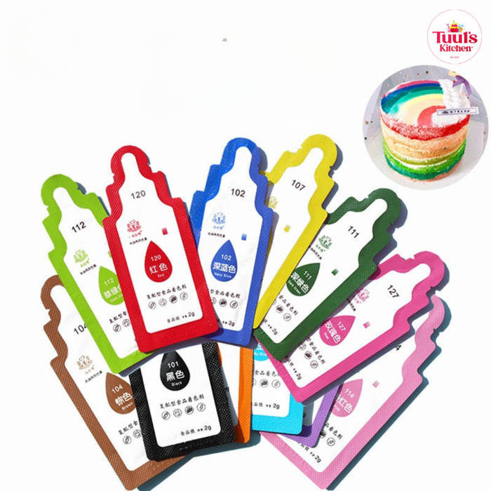 Нэг удаагын хүнсний будаг 2гр*12ш