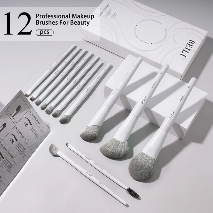 Beili 12 pcs brush set цагаан