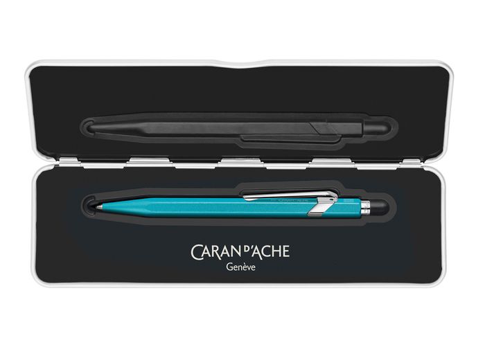 Caran d'Ache 849 "GIFT LINE Colormat-X" Collection Turquoise  Ballpoint