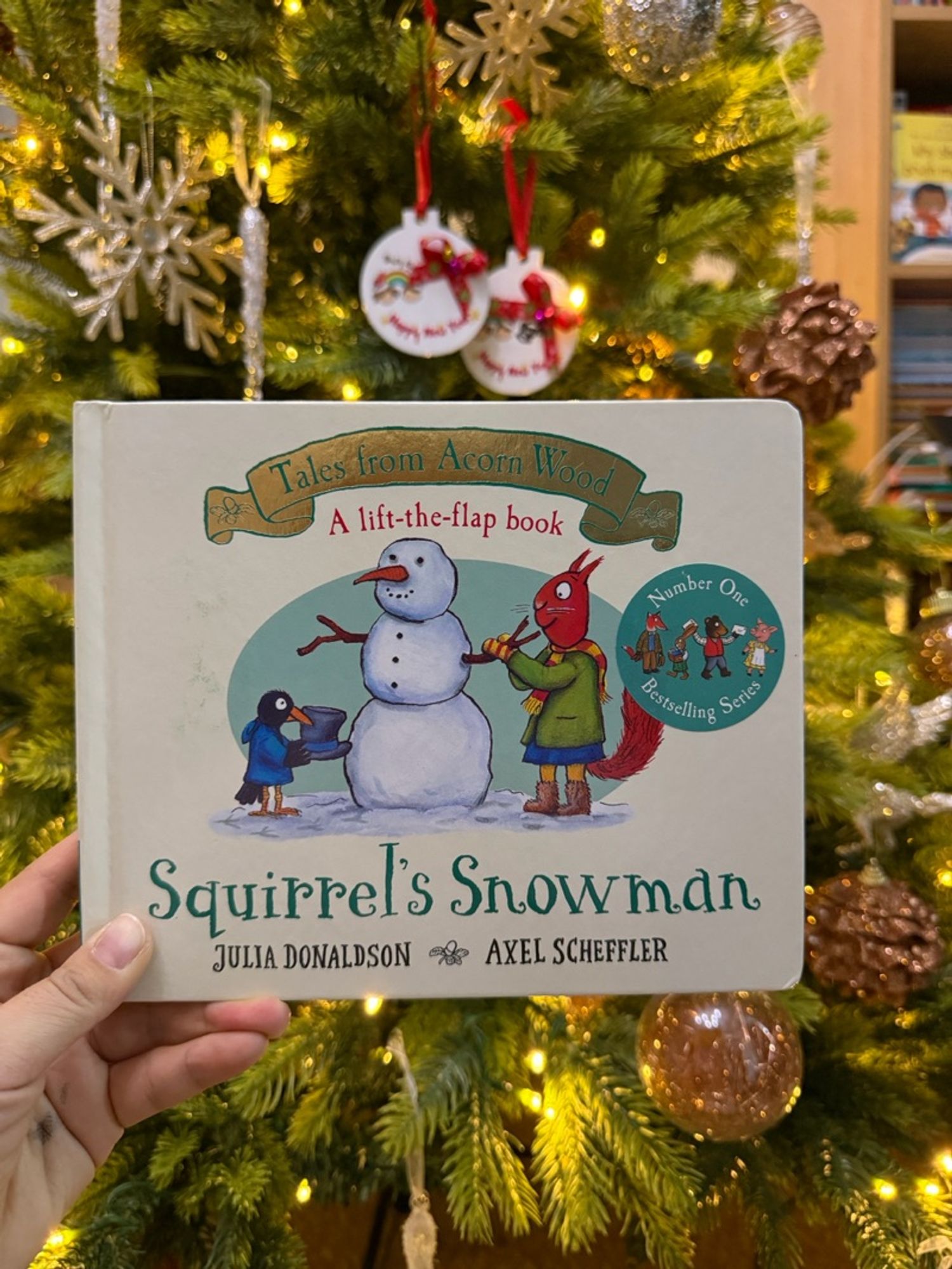 Squirrel’s snowman