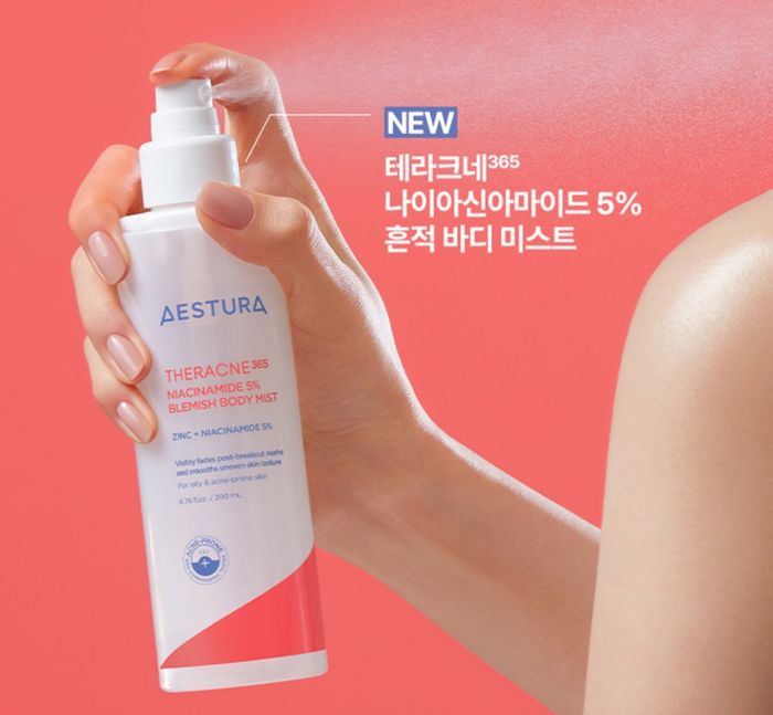 AESTURA THERACNE 365 NIACINAMIDE 5% BLEMISH BODY MIST 