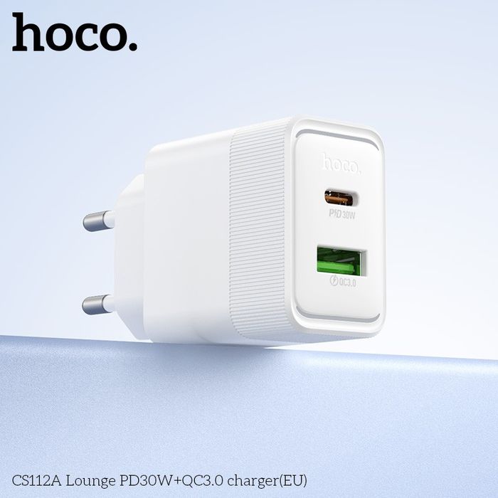 Hoco CS112A 30 Ватт + QC3.0 Цэнэглэгч (Евро)