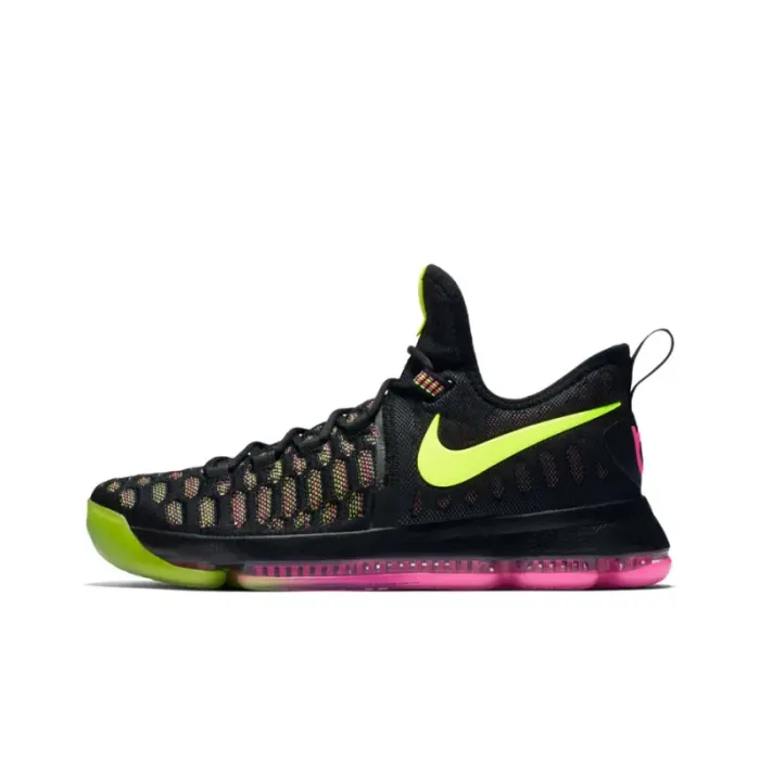Nike KD 9 Basketball Shoes Men Low-Top MulticolorColorful