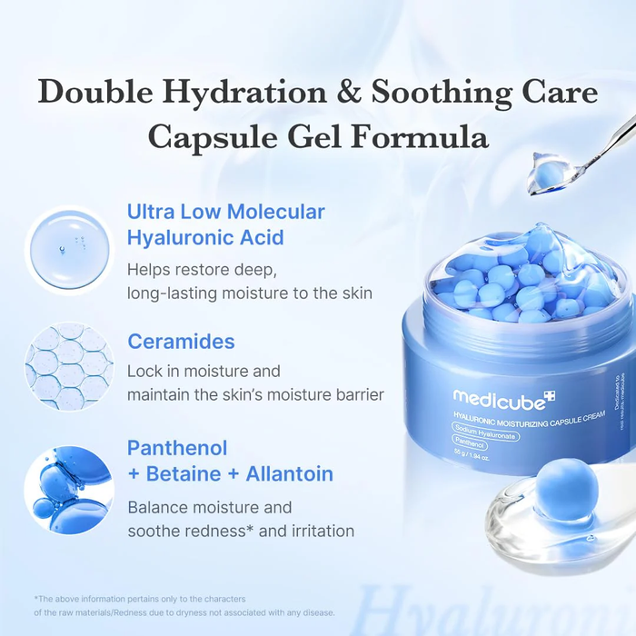 Medicube Hyaluronic Moisturizing Capsule Cream 55gr