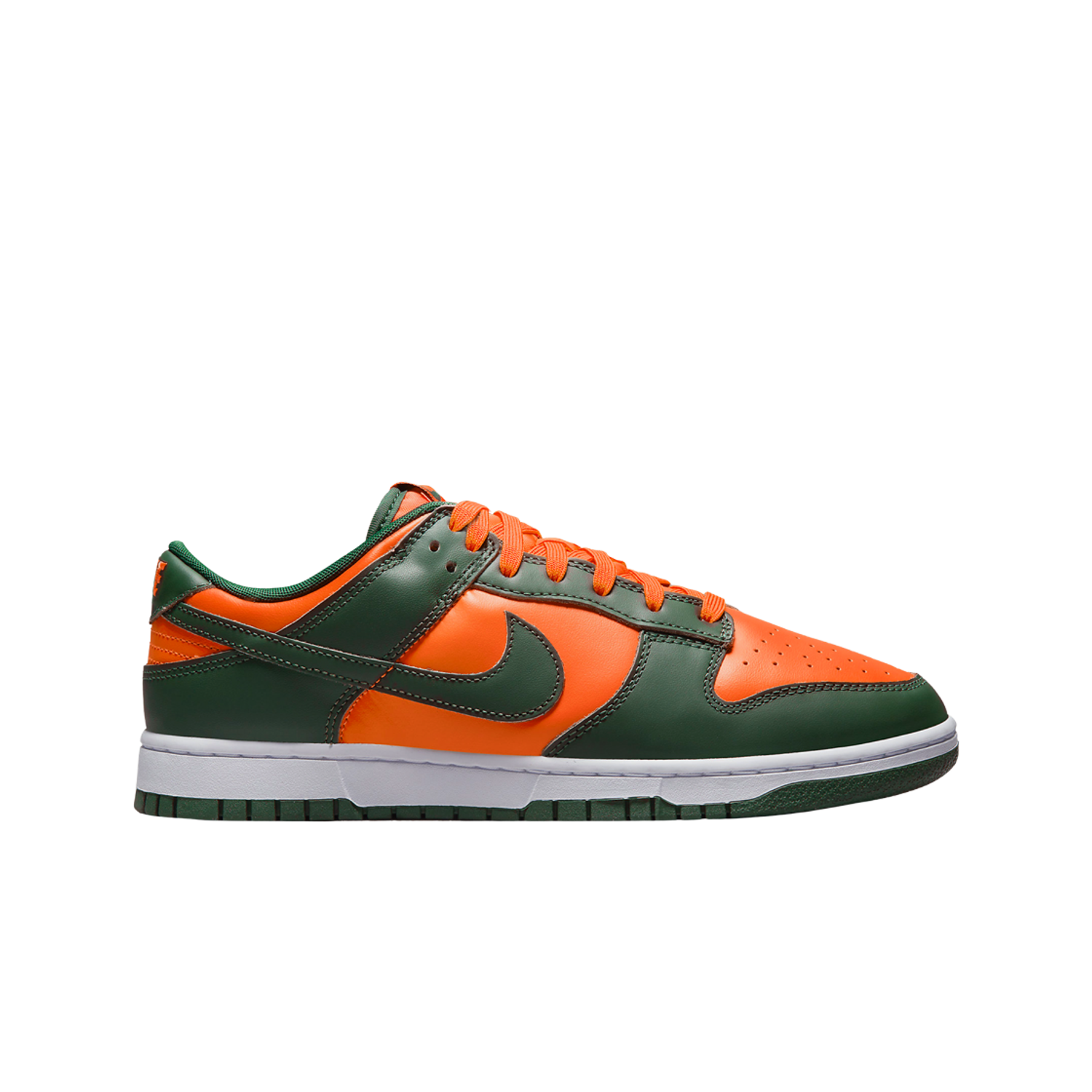Nike Dunk Low Gorge Green and Total Orange