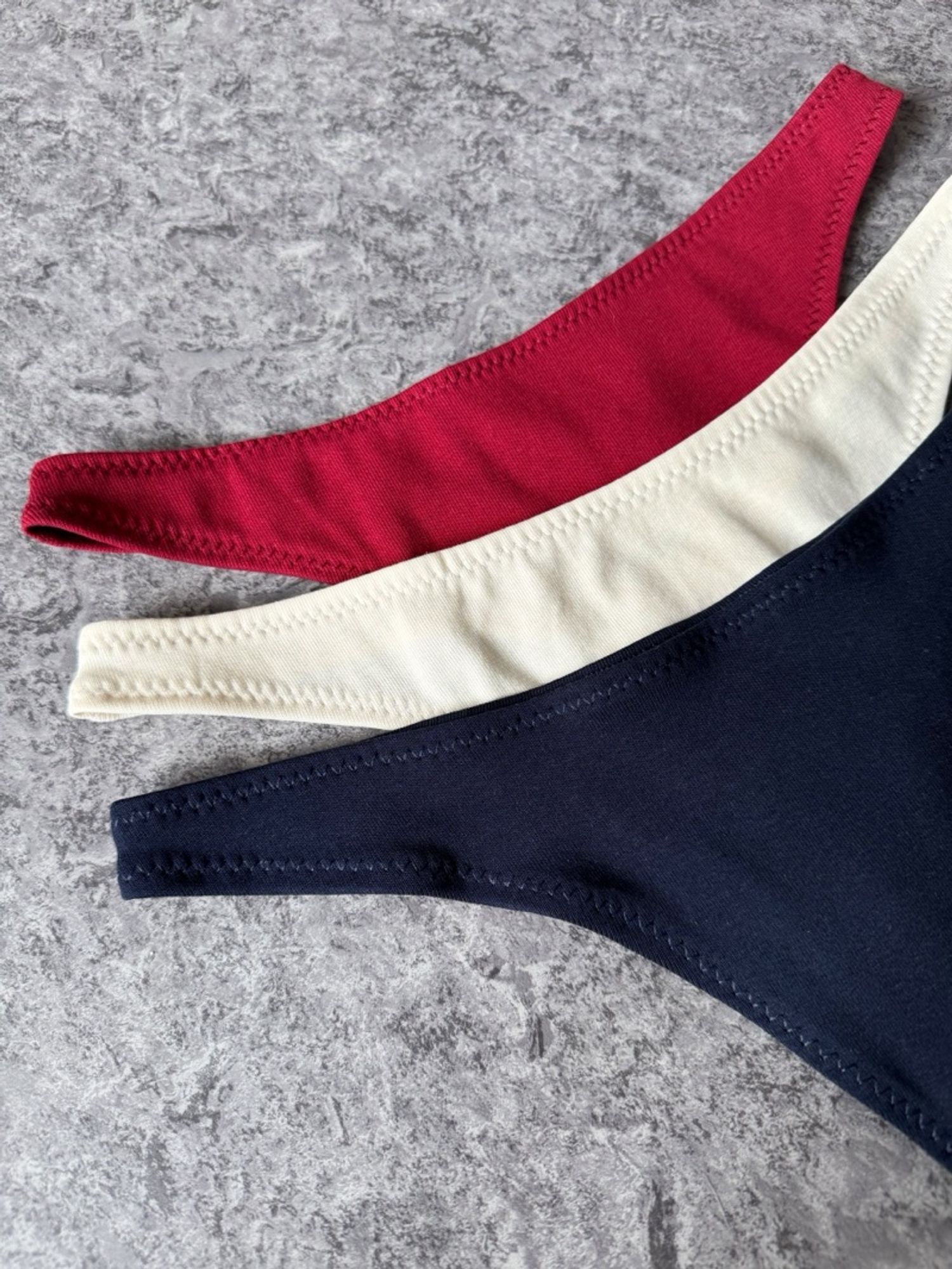 Thong cotton panty set 3