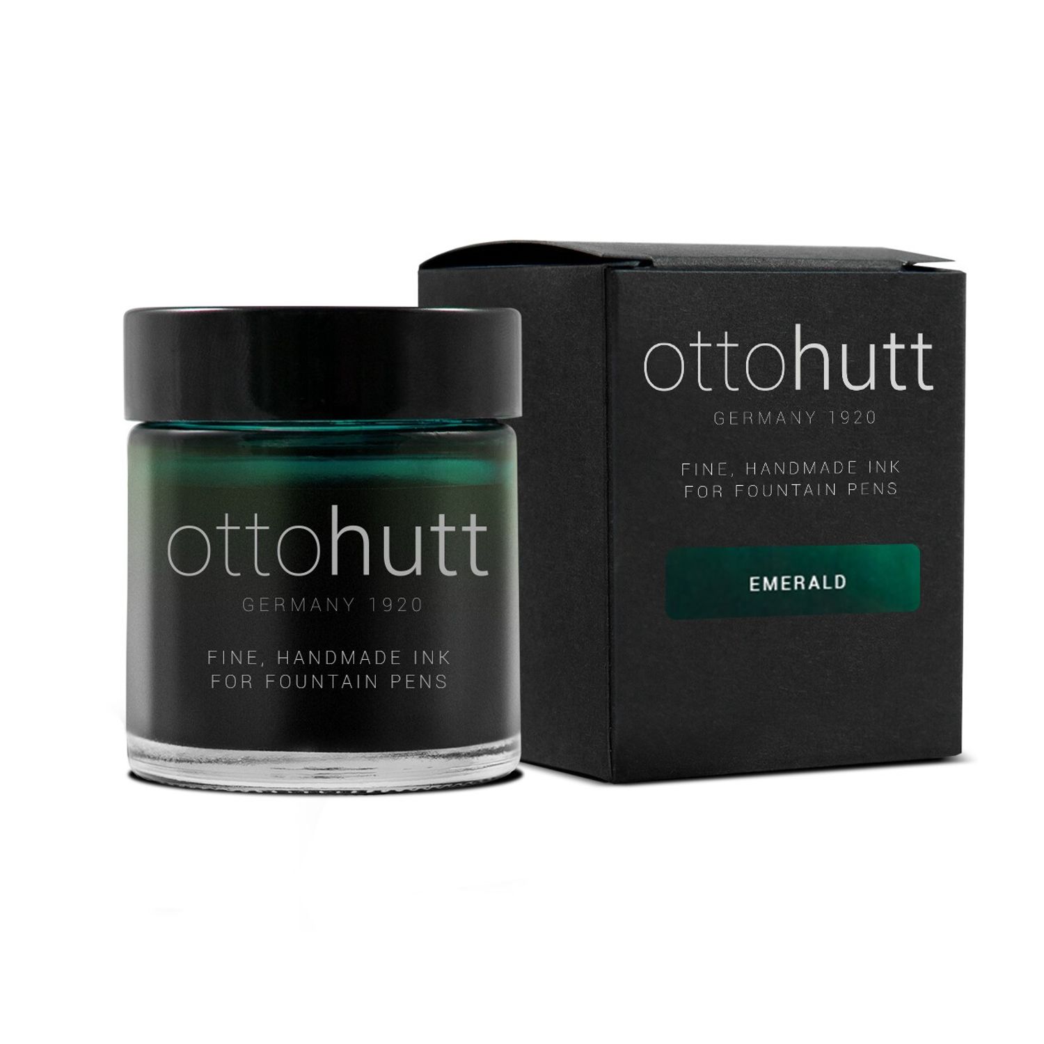Otto-Hutt Emerald, deep green ink. 30 ml