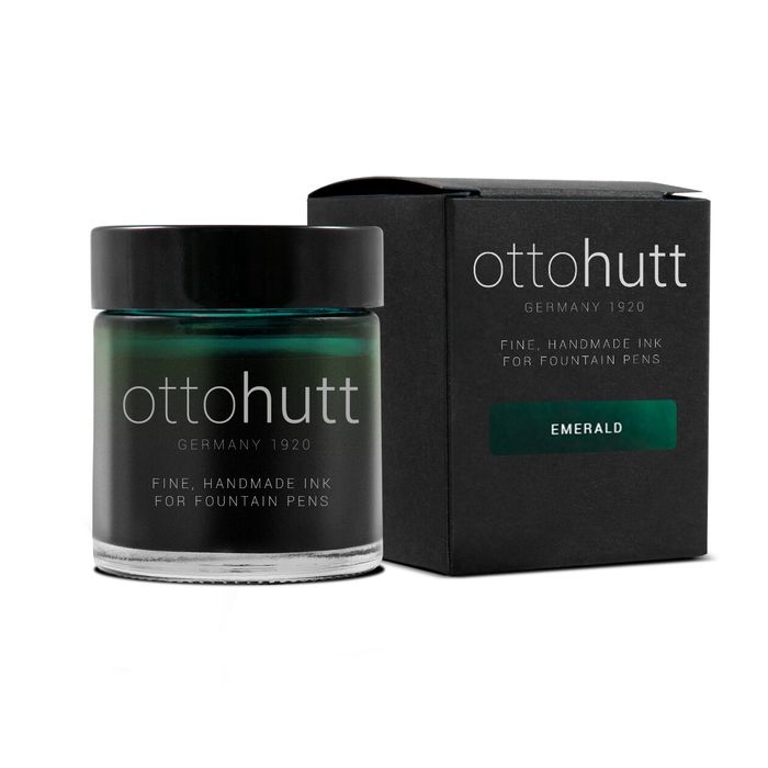 Otto-Hutt Emerald, deep green ink. 30 ml