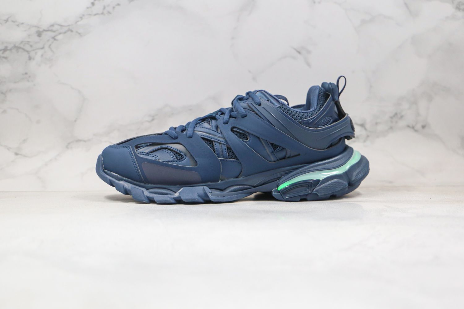 Balenciaga Track LED Navy Blue3