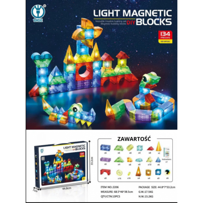 Magic magnetic blocks