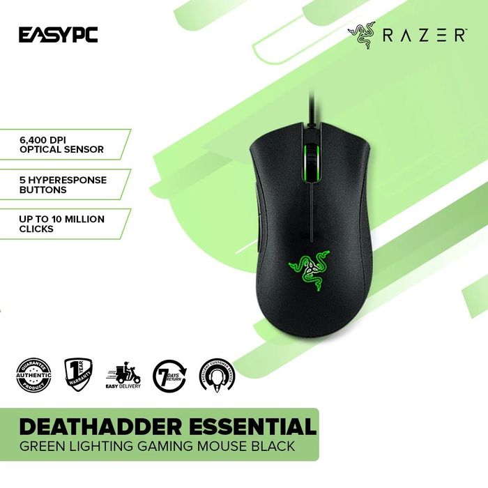 Razer DeathAdder Essential Gaming Mouse - Black