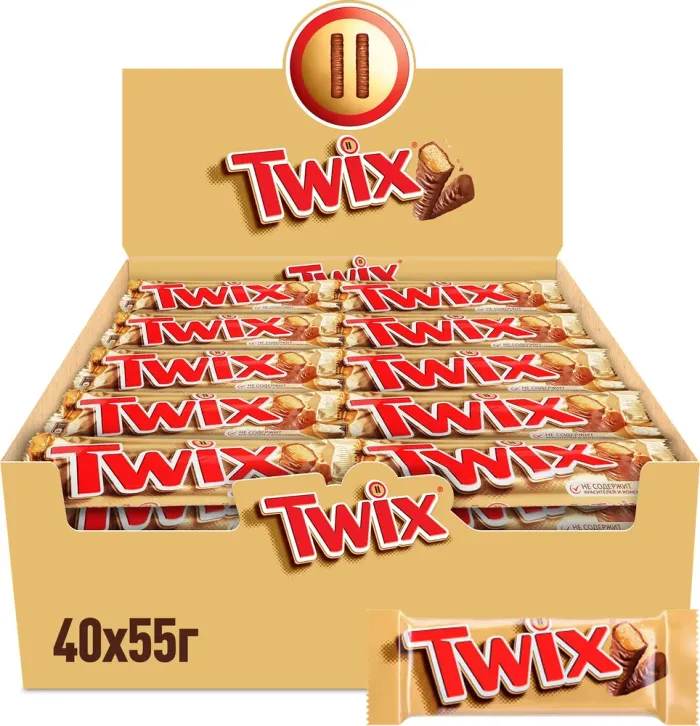 Шоколад Twix 55гр